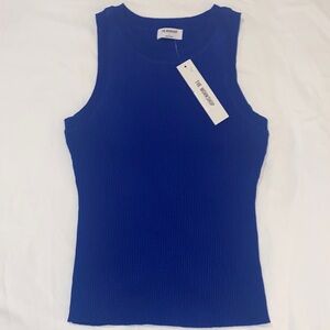 The Workshop Ribbed Sleeveless Sweater Large
